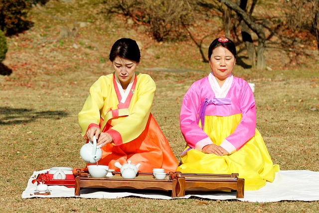 Korea traditional wedding Hanbok ceremony - Wedding